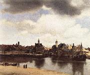 Jan Vermeer View of Delft Norge oil painting reproduction